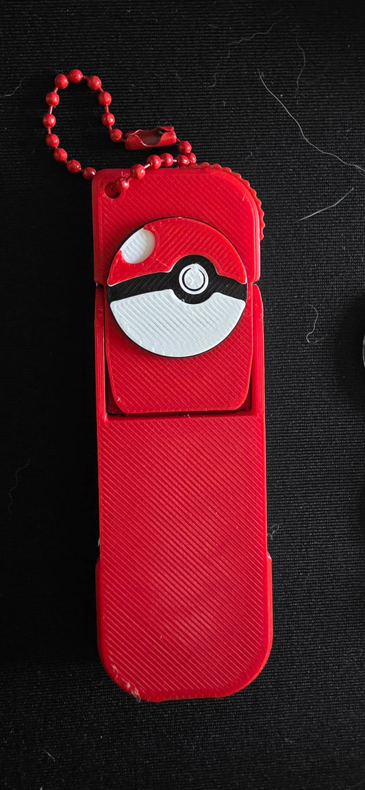 Phone stand and key-chain with fidget