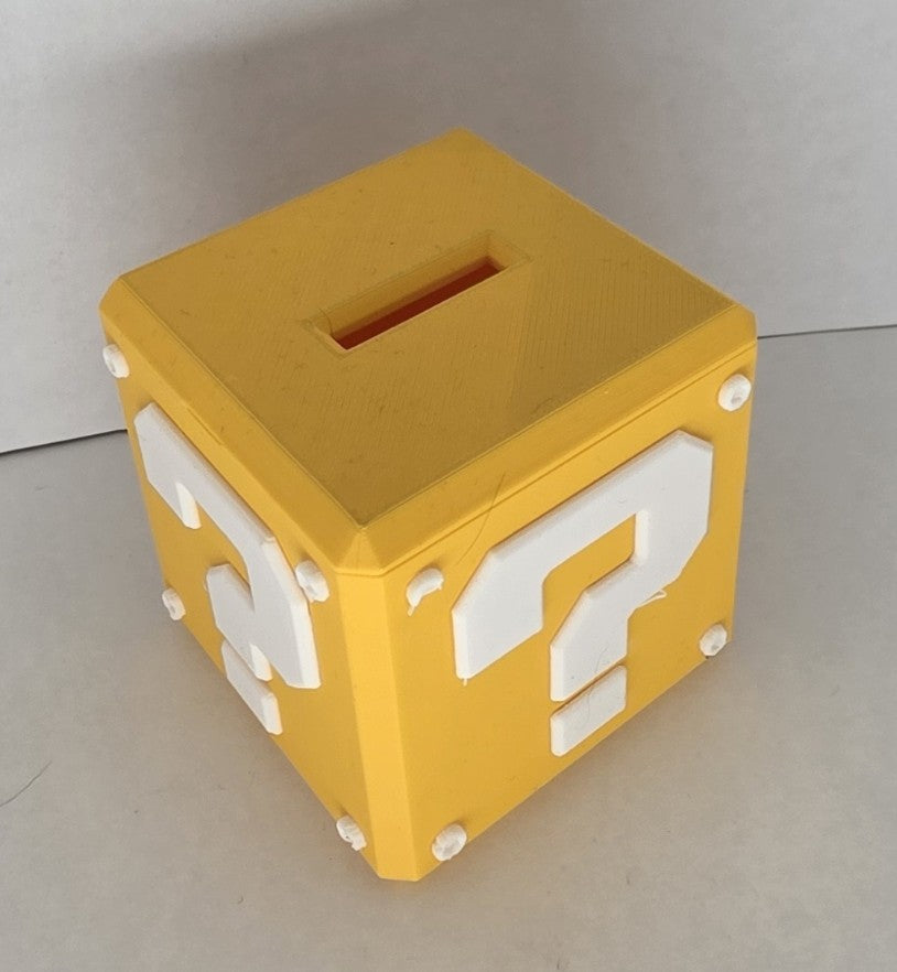 Mario Question Mark Block - Piggy Bank