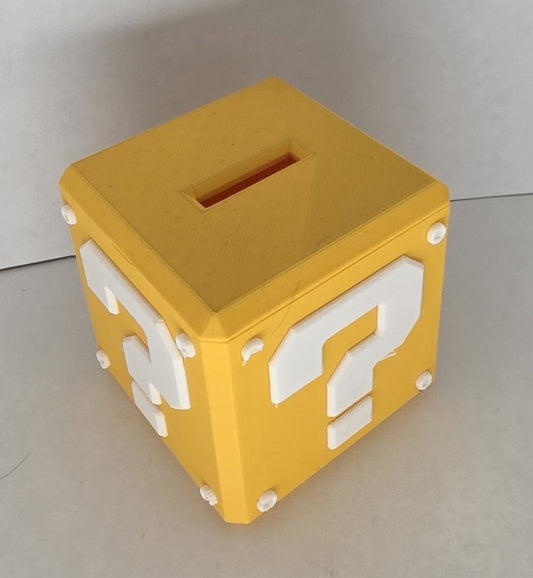 Mario Question Mark Block - Piggy Bank