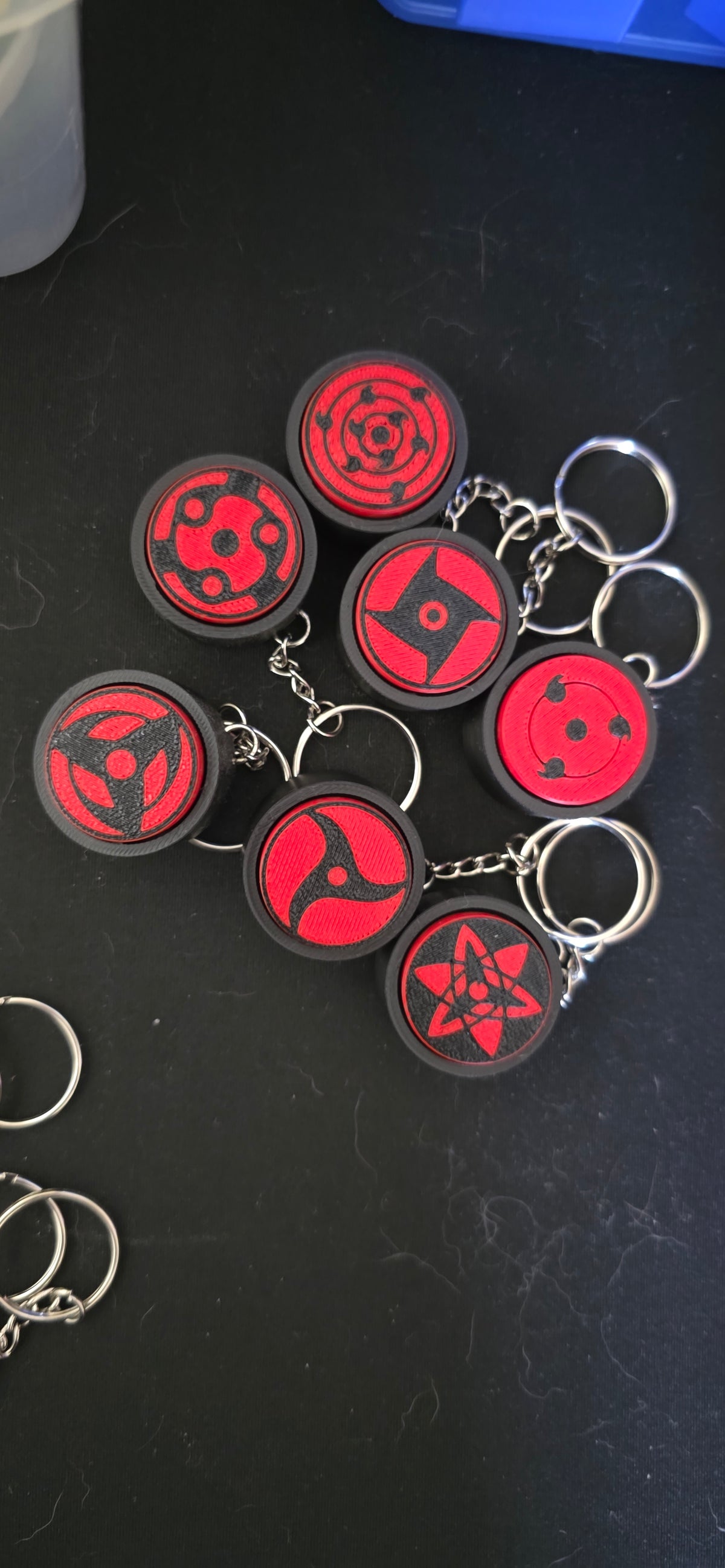 Naruto key-chain fidget clickers