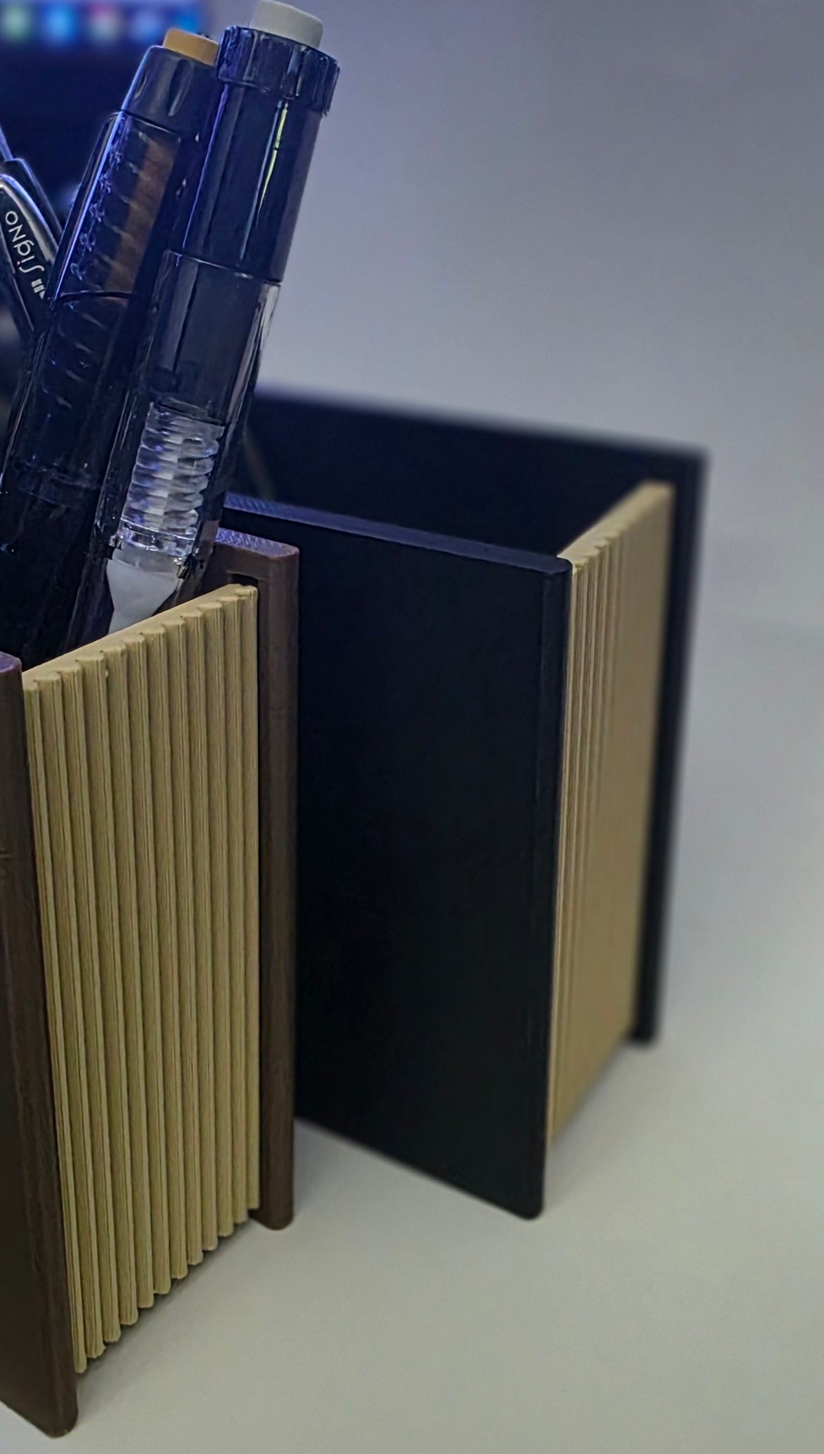 Book pencil/pen holder